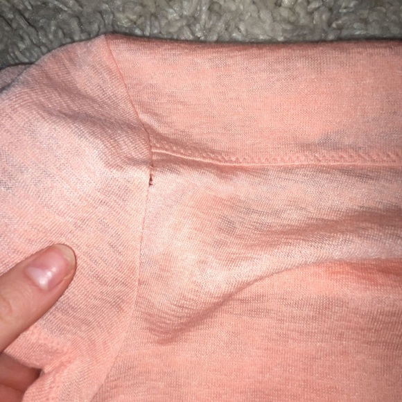 Pinkish Orange Athleta shirt, kids XL size 14 - Picture 4 of 4